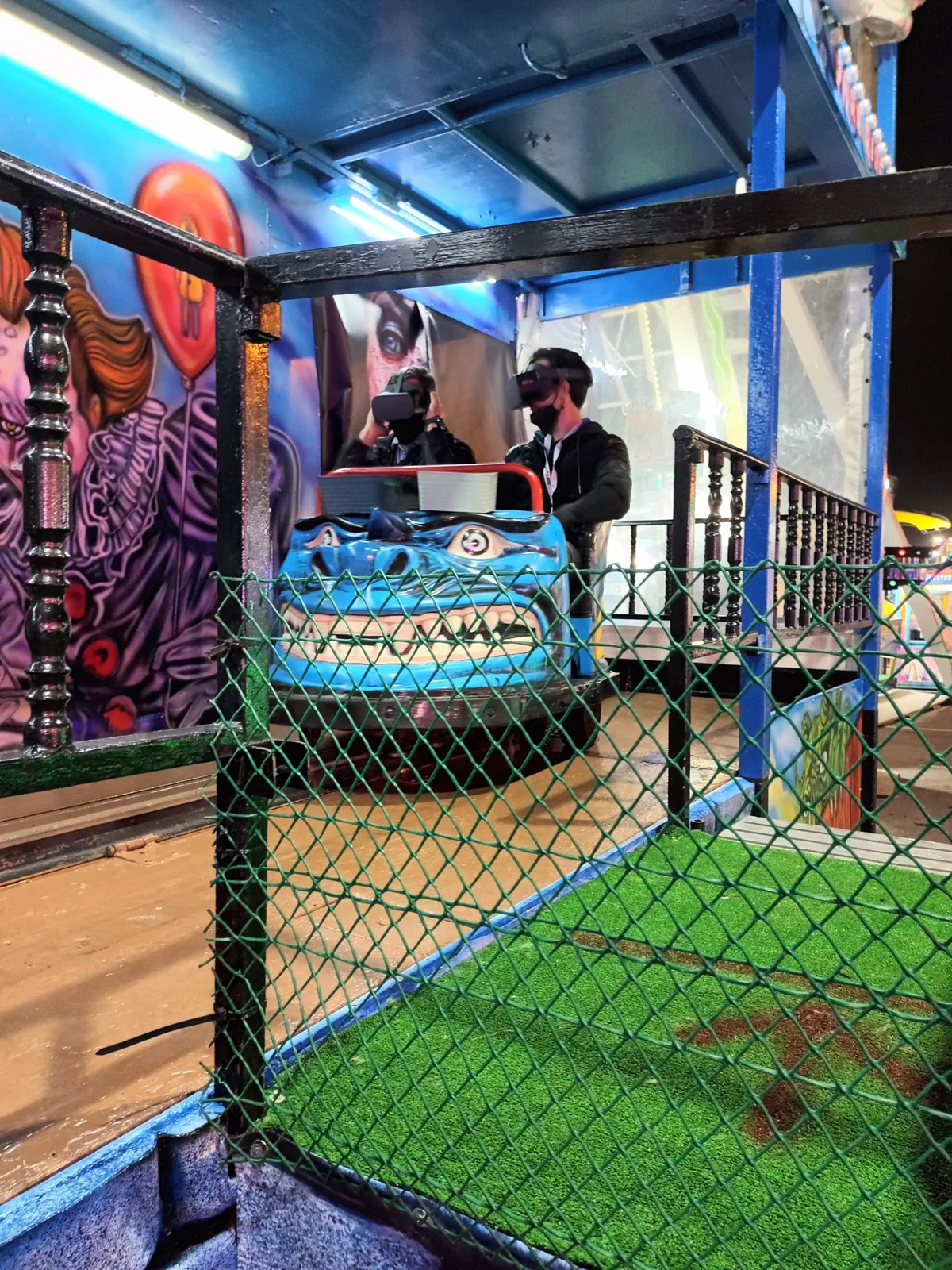 Comboio Fantasma VR exterior